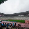 「BOOSTランニングフェスタin国立競技場」にリレーマラソンに行ってみた。回廊は走りづらい。（新宿区霞ヶ丘町）