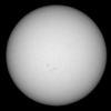 「太陽(白色光)」の撮影　2021年4月25日(機材：ミニボーグ50FL、E-PL5、ポラリエ)