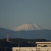 富士山も雪化粧。