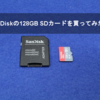 SanDiskの128GB SDカードを買ってみた！