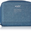 anello(アネロ)定点観測 AU-H1154 高密度ポリキャンバス ラウンドジップ折財布