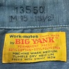 608 ほぼ未使用 60's70's BIG YANK シャンブレーシャツ ワークシャツ