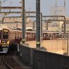 阪急宝塚線の夕ラッシュを撮影～豊中駅にて_25/04/30