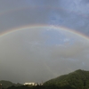 飛騨の夏景色【二重の虹】
