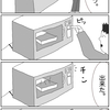 四コマ漫画「冒険する電子レンジ」