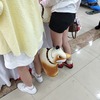 中国河南省開封市のショッピングモールで風船が散歩していました🐶🐤🍀