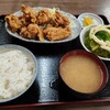 西川口の「あおき食堂」でからあげ定食を食べました🐔