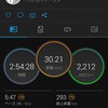 レース2日後の夜勤前に30.2kmJOG。テンポネクスト。今日も3時台に目が覚める。増量期の食事。前橋市「五味五香」で台湾まぜそば中盛＋追い飯。デザートはチョコビッツ山盛りと牛乳。