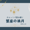 【2025年スタート!】タロットで読み解く蟹座の満月