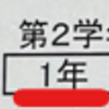 2学期中間テストの順位（中2）