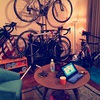 なんとか年内に形になりました（自転車スペース）