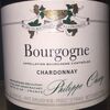 Bourgogne Blanc Domaine Philippe Chavy 2013