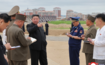金正恩総書記が威化島温室総合農場の建設場と島地区永久化堤防工事場を現地指導