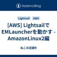  [AWS] LightsailでEMLauncherを動かす - AmazonLinux2編