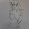 あまりの暑さにアテナを描いた
