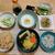 野菜味噌汁３日目。しらす。レンチン目玉焼き