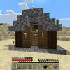 マイクラで港町に小屋をたてたよー！