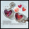 ＼BAGやポーチにつけてもかわいい／  『keybo ハートキーリング リップアンドチーク』
