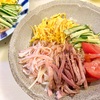 美容院でスッキリの後は日本橋へお買い物。氷室饅頭と美味しかった枝豆。夜の冷やし中華。