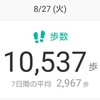 10,537歩