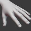 Blender 400日目。「身体のモデリング」その53 ～小指～。