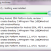 AVDマネージャでプラットフォームインストール時に出るエラー「Nothing is installed」への対処