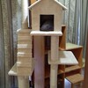 キャットタワーも新しく