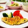 ♪チキンむね肉のチーズパン粉焼き＆アスパラのおかかあえ♪