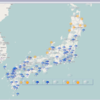 OpenStreetMapで天気予報地図(2)