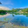 琴ノ浦温山荘園の池（和歌山県海南）