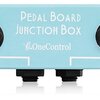 「One Control Minimal Series Pedal Board Junction Box Pastel Blue」「Pastel Pink」！ワンコントロールのシンプルなジャンクションボックスにパステルカラー！