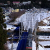 雪晴れの能生駅を発車した、交直流急行色の413・455系を撮る！