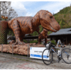 動く恐竜（福井県・道の駅・九頭竜）サイクリング　油坂峠へ①