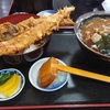 アナゴ天丼のどんぶりからハミ出している率１００％