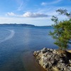 石垣島の名蔵大橋から見る屋良部半島