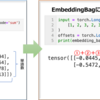 Pytorchチュートリアルのテキスト分類 ~ torchtextとEmbeddingBag ~ 