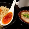 札幌市　麺屋　あさ蔵　/　ラー油系の辛さの辛つけ麺