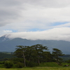 今日の鳥海山と雲の景色