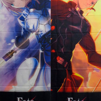今月白琥珀 フライ描き下ろしB2タペストリー 「Blu-ray BOX 色づく世界 