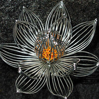 ワイヤークラフト作品 針金細工の「花」 - ワイヤークラフト