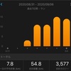 今週8/31〜9/6のラン