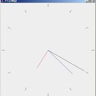 Javaを使ってアナログ時計 グラフィックと針の座標算出部分を分けました 思いついたことをつらつらメモる