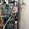 【LAN】ワイヤリング改修(11)：木製ラックにPDU”もどき”をつける