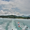パンガン島　トンサラ（Thong Sala)桟橋　～　サムイ島　ナトン（Na Thon)桟橋　ソンサームの船を利用して！！