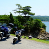 長男と初めてのプチツーリング　満濃池と荘内半島