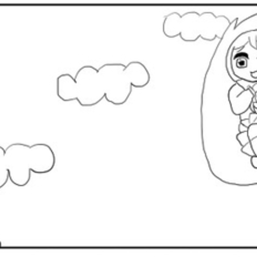 【同人誌レビュー】4コマ「空から美少女」【ゆるふわ研究所】