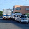 運送会社に到着し、荷積みをしたら、戸畑駅近くの