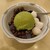 豆かん＋抹茶アイス＋白玉が最高にちょうどいい