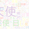 　Twitterキーワード[#天使の日]　10/04_15:03から60分のつぶやき雲