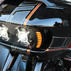 パーツ：Paul Yafee's Bagger Nation「Tracer Switchback LED Turn Signals for Crossfire Headlights」